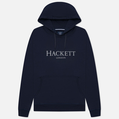 Мужская толстовка Hackett London Logo Hoodie, цвет синий
