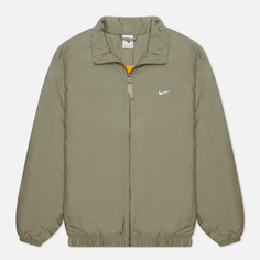 Мужская куртка Nike Solo Swoosh Satin, цвет оливковый