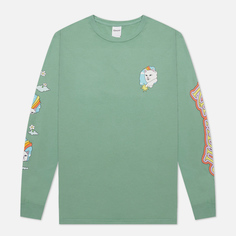 Мужской лонгслив RIPNDIP Must Be Heaven, цвет зелёный