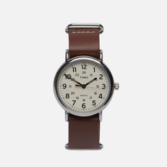 Наручные часы Timex Weekender Leather, цвет коричневый