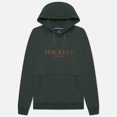 Мужская толстовка Hackett London Logo Hoodie, цвет зелёный