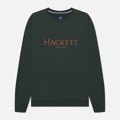 Мужская толстовка Hackett London Logo Crew Neck, цвет зелёный