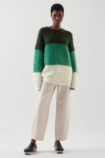 ДЖЕМПЕР ОВЕРСАЙЗ ИЗ МОХЕРА И ШЕРСТИ COS