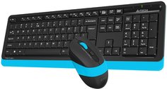 Клавиатура + мышь A4 Fstyler FG1010 (черно-синий) A4tech