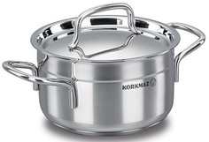 Кастрюля Korkmaz A1017 (серебристый)