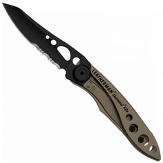 Перочинный нож Leatherman Skeletool Kbx Coyote 832615 (черно-бежевый)