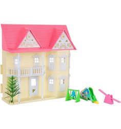 Дом для кукол с аксессуарами Abtoys В гостях у куклы 15 см