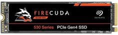 Накопитель SSD M.2 2280 Seagate ZP1000GM3A013 FireCuda 530 1TB PCIe Gen4 x4 NVMe 1.4 3D TLC 7300/6000MB/s IOPS 800K/1000K MTBF 1.8M