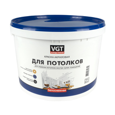 Краска для потолков Вгт вд-ак-2180 белоснежная 15 кг VGT