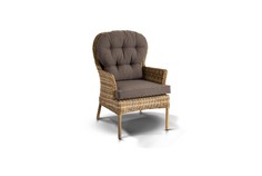 Кресло алиса (outdoor) коричневый 72x100x76 см.