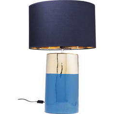 Лампа настольная zelda (kare) синий 28x79x50 см.