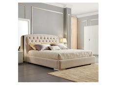 Кровать rimini (fratelli barri) бежевый 200x130x240 см.