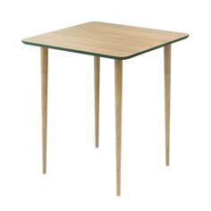 Стол спутник квадро шпон (woodi) зеленый 70x74x70 см.