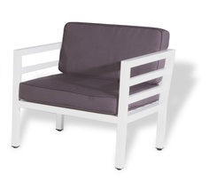 Кресло глория (outdoor) серый 78x65x72 см.