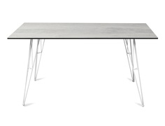 Обеденный стол руссо (outdoor) серый 80x75x150 см.