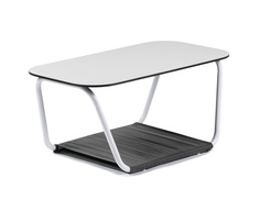 Журнальный столик глория (outdoor) белый 50x40x90 см.