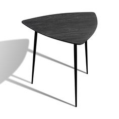 Кофейный столик life grey (indian story) серый 50x47x50 см.