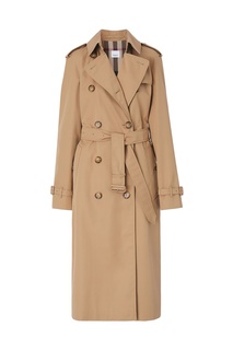 Светло-коричневый двубортный тренч Burberry