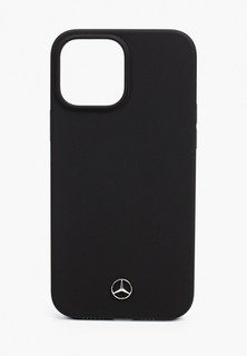 Чехол для iPhone Mercedes-Benz 13 Pro Max, Liquid silicone Hard Black