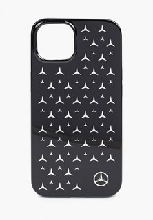 Чехол для iPhone Mercedes-Benz 13, PC/TPU Silver Stars Hard Black