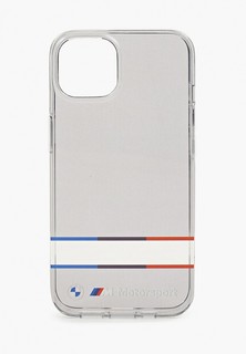 Чехол для iPhone BMW 13, Motorsport PC/TPU Tricolor Horizont Hard Transp/Black