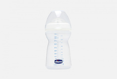 Бутылочка 6+ месяцев и силиконовая соска с наклоном и флексорами Chicco