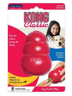 Игрушка KONG Classic для собак L, большая, 10х6см