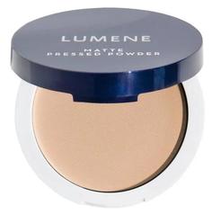 Матирующая компактная пудра Lumene, 3 Fresh Apricot, 10гр