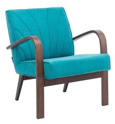 Кресло для отдыха Leset &quot;Шелл&quot; орех, ткань и кант Soro 86