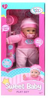 Игровой набор Pituso &quot;Пупс&quot; с коляской, 40,5см