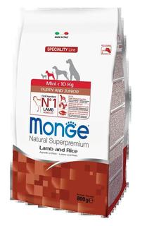 Корм Monge Dog Speciality Mini &quot;Ягненок с рисом и картофелем&quot; для щенков мелких пород, 800гр