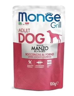 Пауч Monge Dog Grill Pouch &quot;Говядина&quot; для собак, 100гр