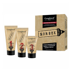 Подарочный набор мужской "Man BOX Крафт матовый №1910" Compliment