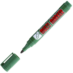 Маркеры, карандаши, краска разметочная маркер перманентный CROWN Multi Marker пулевидный зеленый 3мм