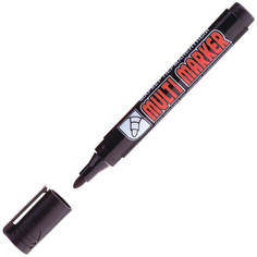 Маркеры, карандаши, краска разметочная маркер перманентный CROWN Multi Marker пулевидный черный 3мм