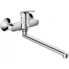 Смеситель для ванны hansgrohe logis длинный излив 71402000 00000047893