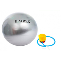 Мяч для фитнеса bradex фитбол-65 с насосом sf 0186