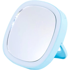 Голубой аккумуляторный светильник-зеркальце со светодиодной подсветкой лючия lu215 4606400207186
