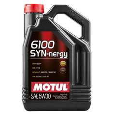 Моторное масло 6100 syn-nergy 5w30 4 л motul 107971