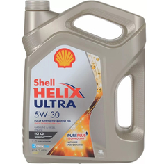Моторное масло синтетическое helix ultra ect с3 5w30, 4 л shell 550042847