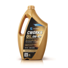 Моторное масло oil 0w-40 a3/b4 4 л cworks a130r6004