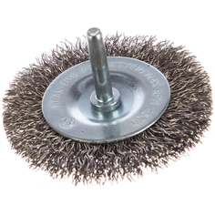 Щетка проволочная дисковая (75 мм; inox; хвостовик 6.25 мм) graphite 57h602
