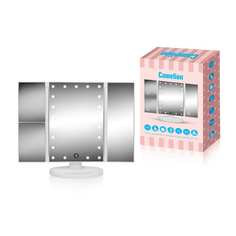 Зеркало camelion с led подсветкой m217-dl c01 белый 14005