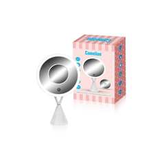 Зеркало camelion с led подсветкой m282-dl c01 белый 14004