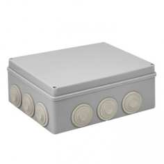 Распаячная коробка ekf кмр-050-043 пылевлагозащитная, 12 мембранных вводов, proxima, sq plc-kmr-050-043