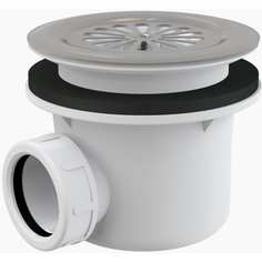 Сифон для душевого поддона alca plast a48 с нержавеющей решеткой 00023232