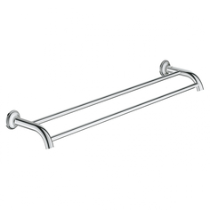 Держатель для банного полотенца grohe essentials authentic 582 мм, двойной 40654001