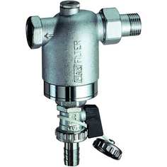 Фильтр far 1/2" нр-bр, с манометром, 100мкм, max: 95c, 25бар fa 3946 12100