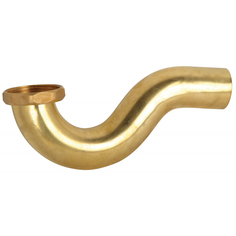 Сифон для ванны veragio sbortis p-образный, латунь vr.sbr-8334.bs