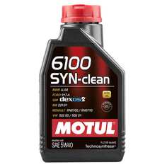 Моторное масло 6100 syn-clean 5w40 1л motul 107941